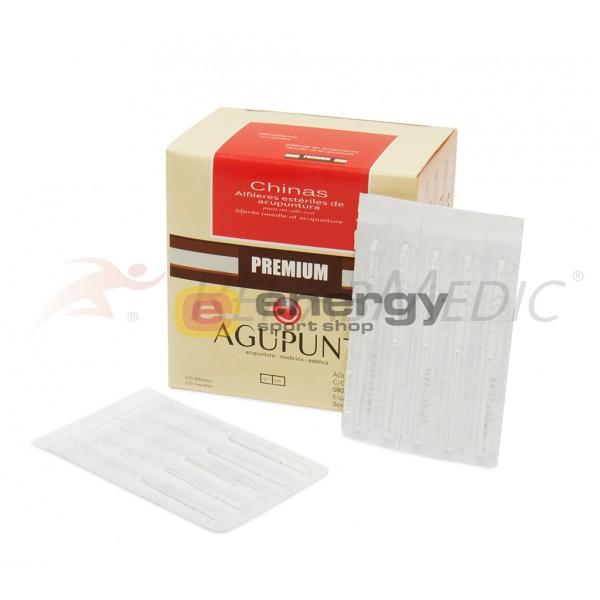 Čínske akupunktúrne ihly strieborné 0,25 x 40 mm (200 ks)